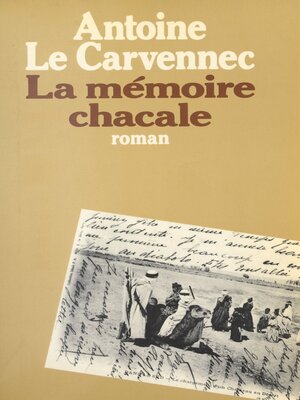 cover image of La mémoire chacale